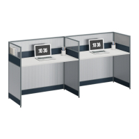 臻远ZYGW-025职员桌办公桌屏风工作卡位 直排双人位