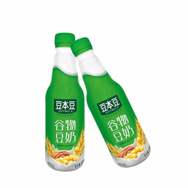 豆本豆唯甄豆奶/谷物豆奶330ml*24瓶整箱含乳饮料植物蛋白饮品