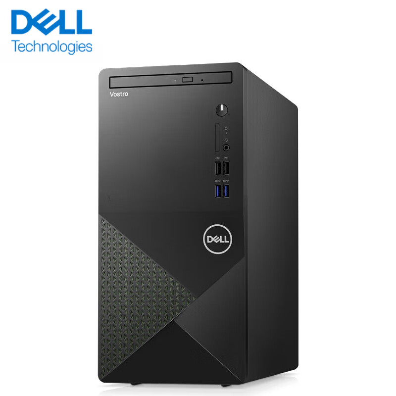 戴尔(DELL)成就3910 商务办公电脑 商用台式机电脑主机 定制(i3-12100 8G 1T机械+512GB固态硬盘 WiFi蓝牙 三年上门)