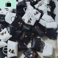 韩版米老鼠菜篮子包简约手工编织编包 Ins网红手提包女百搭NEW LAKE女士单肩包