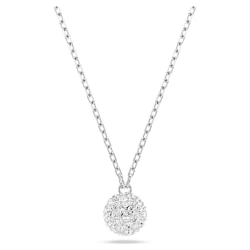 Swarovski女款闪耀水晶球吊坠项链 优雅链条 精致时尚单品