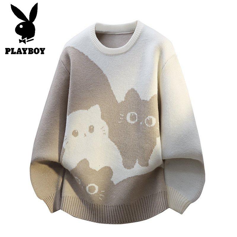 花花公子新款[新款] 2025年秋冬款圆领针织毛衣男 群文件11.30