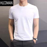 HLCOMAN男冰丝短裤夏季薄款宽松直筒五分裤子松紧腰百搭复古中裤