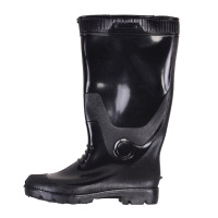 邦能之星黑色雨鞋高筒雨鞋男809黑工矿三防劳保雨靴防汛 工地工作水鞋胶鞋N55151