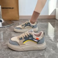 2025春季小白鞋新款韩版ins女学生厚底增高运动板鞋休闲街拍