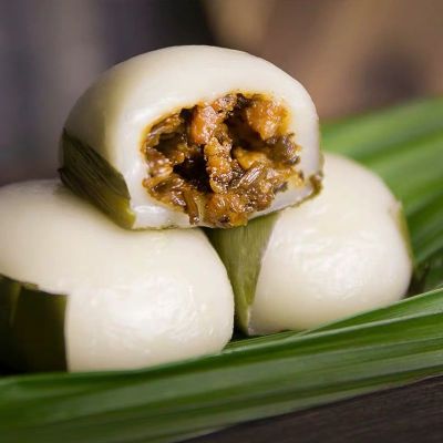 四川宜宾特产叶儿粑红桥猪儿粑鸭儿粑传统糕点心特色早餐小吃冬笋肉馅一袋+芝麻糖馅一袋