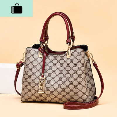 时尚手提大容量中年母亲节送妈妈包女包新款大气斜挎洋气百搭2020NEW LAKE女斜挎包