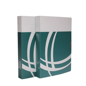 优诗提念YSTN-DAH5520 PP塑料文件档案盒20个/箱 (计价单位:箱)绿白色