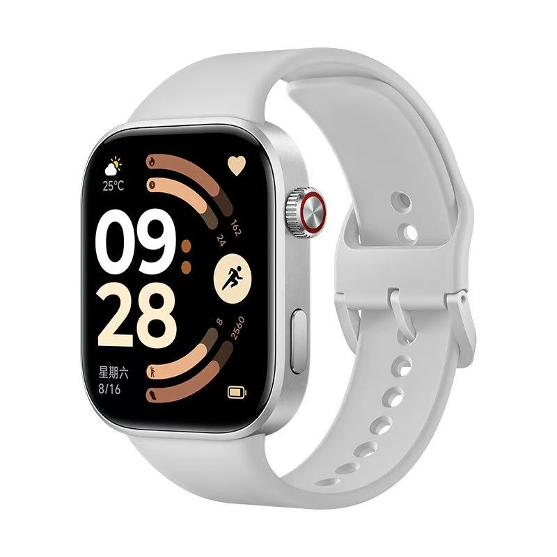 红米手表6 REDMI Watch6智能手表皎月银长续航蓝牙通话运动手表