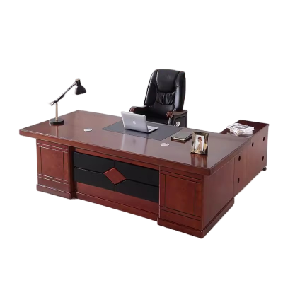 迅迈 2.4米老板桌不含椅 总裁桌 简约现代老板办公桌 大班台 主管桌