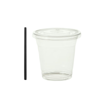 明壹行MYX-BB01 一次性吸管杯 300ml 20只/袋 透明(计价单位:袋)