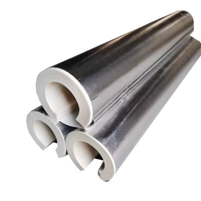 艳俏 聚乙烯保温管 防寒阻燃铝箔保温棉 内径89(3寸)厚50mm 米