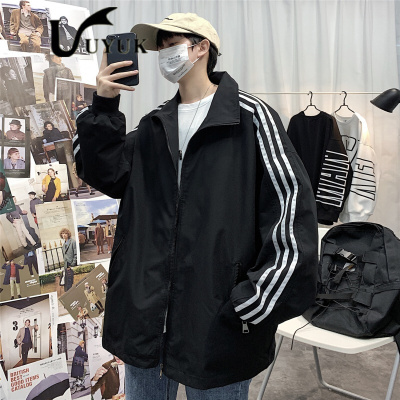 UYUK胖子超大码80-240斤男装-胖胖哥工装外套男士秋冬季加厚百搭潮流夹克宽松休闲大码胖子男装潮胖子男