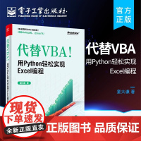 正版代替VBA 用Python轻松实现Excel编程 童大谦 电子工业出 Excel Python脚本开发感兴趣阅读编程