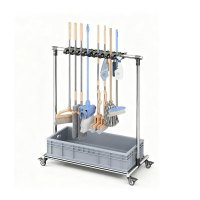 豫众诺 清洁工具收纳架 16拖20钩 个