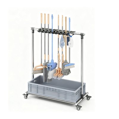 豫众诺 清洁工具收纳架 16拖20钩 个