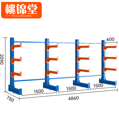 桃锦堂 仓储货架4立柱 个