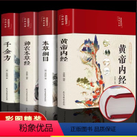 [正版]精装4册 全彩图解 黄帝内经原版全集原文白话版图解皇帝内经原版无删减全注全译彩图中医基础理论十二经脉揭秘养生书