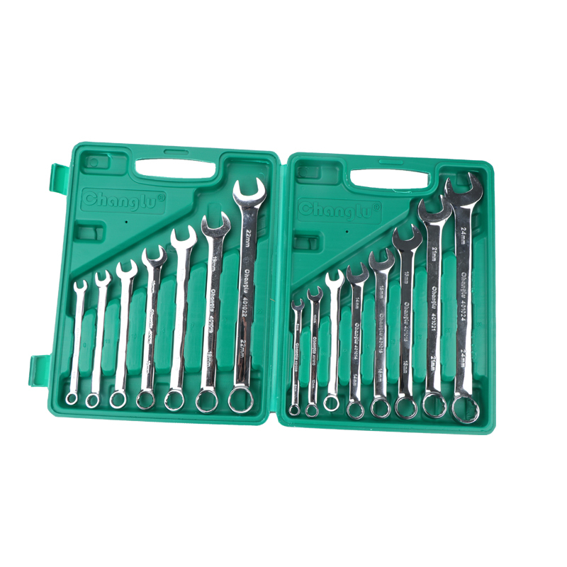 长鹿 镜面高档两用扳手组套 15PCS 套
