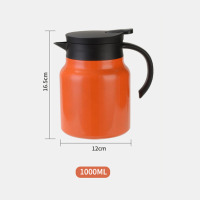 橙亿鸿 316不锈钢智能显温焖烧泡茶壶 1000ml/个