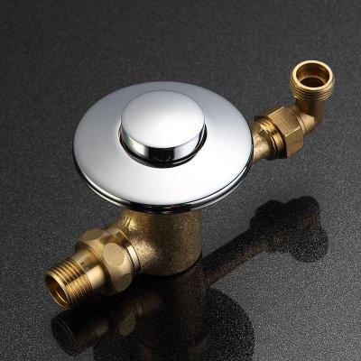 00全铜体明装暗装小便池冲洗阀手按式厕所小便斗冲水阀阀开关_79006