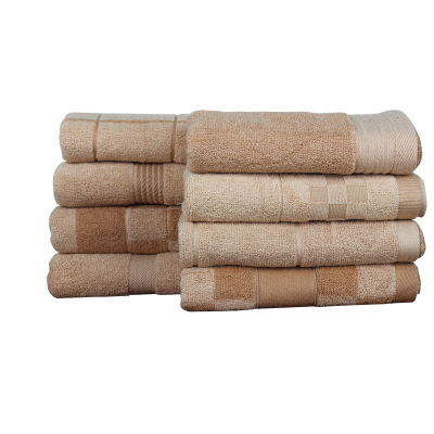 踏绮 120g宽缎+100g彩棉两条装毛巾中黄盒(78*34cm*1条+75*34cm*1条)两条装