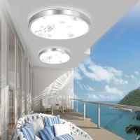 苏宁放心购 LED阳台灯圆形吸顶灯家用现代简约卧室过道客厅灯走廊厨卫灯具饰