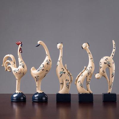 美帮汇客厅酒柜装饰品摆件家居房间创意个性欧式电视柜工艺品卧室小摆设