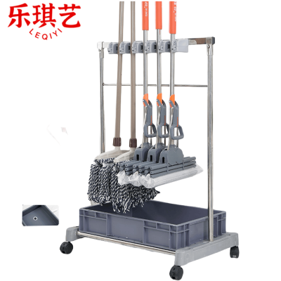 乐琪艺落地拖把架5挂6钩个