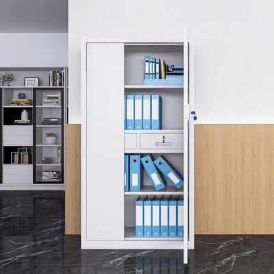 域赢电子保密柜密码锁文件柜铁皮柜办公室指纹锁资料柜档案柜通门电子密码带抽