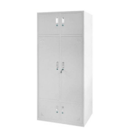 对开六门更衣柜铁皮柜[材质:加厚冷轧钢板]/个(900*500*2000mm)