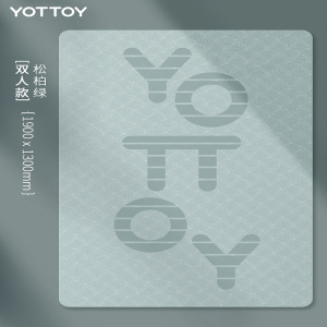 YOTTOY 超大双人瑜伽垫加厚加宽加长防滑垫子地垫家用跳操舞蹈隔音健身垫 明星系列瑜伽垫(双人)E23A01
