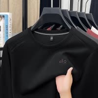 秋季新款长袖保暖休闲T恤打底衫卫衣男士上衣休闲