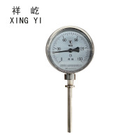 祥屹 双金属温度表 WSS411 -40 80度 杆长100MM 块