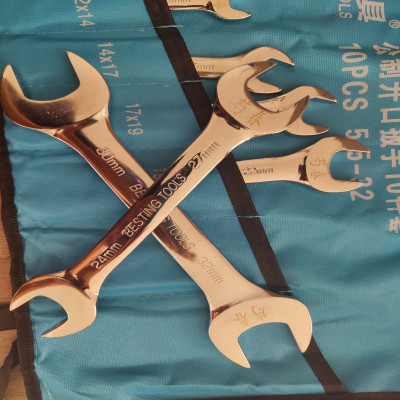 芍春 套装开口扳手10件