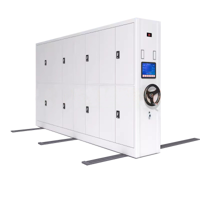 风雷动密集柜档案室电动智能密集架移动档案柜凭证资料柜手摇文件柜一列4组每立方(智能)