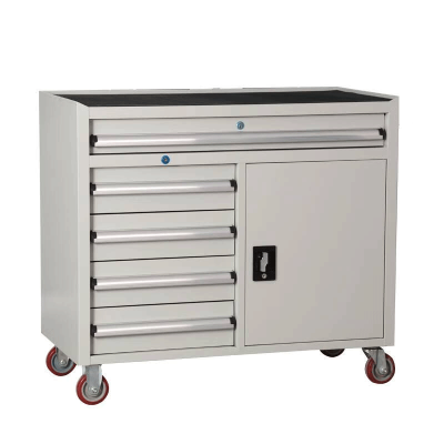 多功能工具柜(含万向轮) 五斗一门