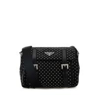 普拉达(PRADA)女士复古再生尼龙斜挎包实用百搭日常通勤单肩手提