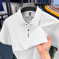 棉质2025重磅纯色刺绣polo衫男夏季新款休闲透气打底薄款短袖男批