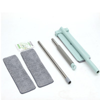 懒人平板拖把2019新款家用旋转单把免手洗洗衣机夹板拖把抖音