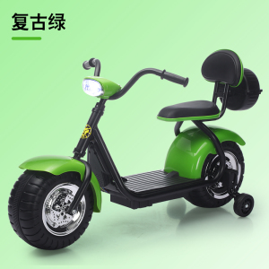 qk-306新款2-6岁电动车两轮电动儿童电动摩托车三轮车男女宝宝可坐人小孩玩具电瓶车奇客童车