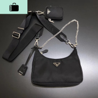 2020新款尼龙布包包P家三合一斜挎包腋下包单肩包手提包女士包包NEW LAKE女士单肩包