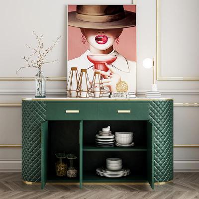 轻奢餐桌椅组合北欧现代简约大理石餐桌家用圆桌小户型饭桌带转盘