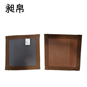 昶帛 藤编椅垫透气坐垫 咖灰两色可选 40X40cm 个