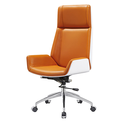 臻远 ZY-6698 办公椅转椅皮椅时尚办公椅极简书房电脑椅 西皮