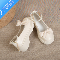 SUNTEK玛丽珍小皮鞋女英伦风厚底鞋子女春季2023新款洋气百搭学生乐福鞋