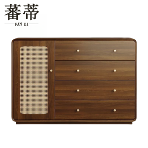 蕃蒂矮柜一门大四抽台