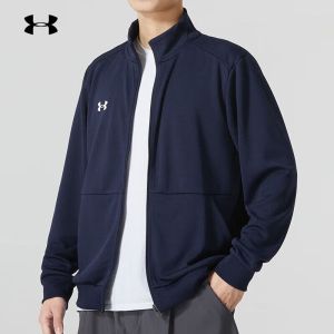 安德玛(Under Armour)夹克外套运动服训练休闲上衣健身休闲快干运动保暖夹克 23600304-409