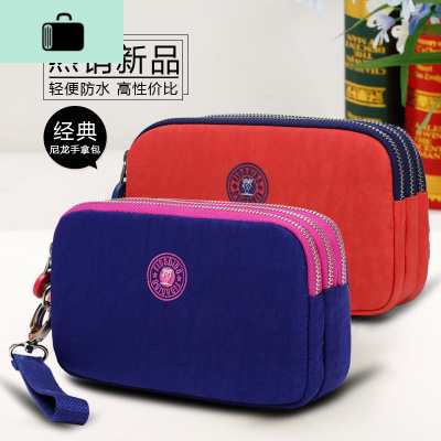 手包手拿包女帆布零钱包女士牛津布小包多卡位手抓包韩版NEW LAKE女士单肩包