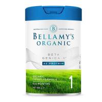 原装进口澳洲贝拉米白金版有机A2婴儿配方奶粉1段(0-6个月)800g